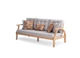 Lotus Ahşap Balkon Takımı ( 3+1+1+masa+2 puf )